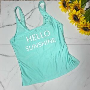 Mint Green Swim suit Top - Hello Sunshine